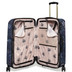 SMH0102-010 - Sara Miller 4 Wheel Medium 67cm Suitcase Midnight Leopard