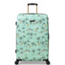 SMH0101-016 - Sara Miller 4 Wheel Large 77cm Suitcase Ostrich Mint