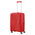 88473-1226 - https://www.luggagesuperstore.co.uk/media/catalog/product/p/r/prod_col_88473_1226_wheel_handle_full_1.jpg | American Tourister Soundbox 67cm Expandable Suitcase Coral Red