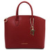 TL142212-2212_1_4 - 
Tuscany Leather Keyluck Tote Shopper Bag Red