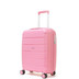 TR-0239-PNK-S - 
Rock Tulum 55cm Cabin Suitcase Bubblegum Pink