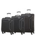 134646-1041 - American Tourister Holiday Heat 3 Piece Luggage Set Black