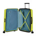 146820-A067 - American Tourister Aerostep 67cm Expandable Medium Suitcase Light Lime