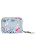 SMP1007-011 - Sara Miller Small Zip Purse Crane Garden