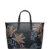 SMB1002-018 - Sara Miller Medium Tote Shopper Black Botanic