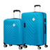 149072-5467 - American Tourister Summer Square 2 Piece Luggage Set Aqua Turquoise