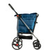 ROLS-BAS-POL-BLUE - 
Rolser Basket Polar 4 Big Wheel 2 Swivelling Foldable Shopping Trolley Polar Blue