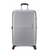 147022-1546 - American Tourister Geopop 77cm Large Suitcase Metallic Silver