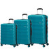 131143-2824 - American Tourister Speedlink 3 Piece Luggage Set Teal