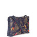 SMB1005-002 - Sara Miller Zip Top Crossbody Bag Smokey Blue Birds