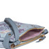 SMB1005-011 - Sara Miller Zip Top Crossbody Bag Crane Garden