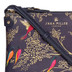 SMB1005-002 - Sara Miller Zip Top Crossbody Bag Smokey Blue Birds