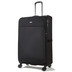 TR-0195-BL-XL - Rock Georgia 90cm Expandable Extra-Large Suitcase Black