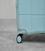 TR-0257-PBU-L - Rock Pixel 75cm Expandable Large Suitcase Pastel Blue