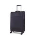 TR-0262-BBU-M - Rock Pegasus 4 Wheel Medium Suitcase Black/Blue