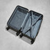 TR-0263-BLK-M - Rock Santiago 4 Wheel Medium Suitcase Black