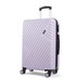 TR-0263-PUR-M - Rock Santiago 4 Wheel Medium Suitcase Purple