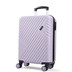 TR-0263-PUR-S - Rock Santiago 4 Wheel Cabin Suitcase Purple