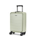 TR-0278-SGE-S - Rock Eden 4 Wheel Cabin Suitcase Sage Green