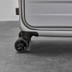 TR-0278-GRY-S - Rock Eden 4 Wheel Cabin Suitcase Grey