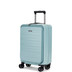 TR-0278-BLU-S - Rock Eden 4 Wheel Cabin Suitcase Seafoam Blue