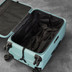 TR-0278-BLU-S - Rock Eden 4 Wheel Cabin Suitcase Seafoam Blue