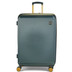 TR-0279-GRG-L - Rock Aria 4 Wheel Exp Large Suitcase Green/Gold