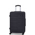 TR-0274-BLK-M - Rock Seattle 4 Wheel Medium Suitcase Black