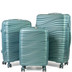CL901-135-SET - Pierre Cardin Riviera 3 Piece Luggage Set Petrol Blue