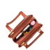 19476-BRN - Visconti Clara Zip Shoulder Bag - Brown