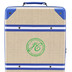 JLB0103-111 - Joules Boat Club 4 Wheel 54cm Cabin Suitcase Natural Blue