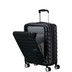 153341-0614 - American Tourister Flashline Frontloader 55cm Cabin Suitcase Shadow Black
