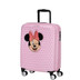 122089-A637 - American Tourister Funlight Disney 55cm Cabin Suitcase Minnie Lenticular Pink