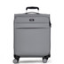 TR-0286-GRY-S - Rock Harper 4 Wheel 54cm Cabin Suitcase Grey