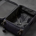 TR-0286-NAV-S - Rock Harper 4 Wheel 54cm Cabin Suitcase Navy