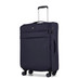TR-0286-NAV-M - Rock Harper 4 Wheel 67cm Medium Suitcase Navy