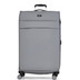 TR-0286-GRY-L - Rock Harper 4 Wheel 78cm Large Suitcase Grey
