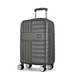 TR-0282-CHL-S - Rock Aspen 4 Wheel 54cm Cabin Suitcase Charcoal