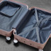 TR-0282-PNK-M - Rock Aspen 4 Wheel 64cm Medium Suitcase Pink