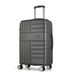 TR-0282-CHL-M - Rock Aspen 4 Wheel 64cm Medium Suitcase Charcoal