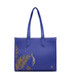 SMB2002-019 - Sara Miller Large Box Tote Shopper Botanic Blue