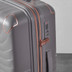 TR-0291-GRY-S - Rock Astrid 4 Wheel Spinner 55cm Expandable Cabin Suitcase Grey