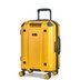 TR-0288-YEL-S - Rock Alpine 4 Wheel Exp 55cm Cabin Suitcase Yellow