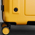 TR-0288-YEL-M - Rock Alpine 4 Wheel Exp 65cm Medium Suitcase Yellow