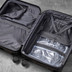 TR-0288-CHL-M - Rock Alpine 4 Wheel Exp 65cm Medium Suitcase Charcoal