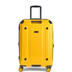TR-0288-YEL-M - Rock Alpine 4 Wheel Exp 65cm Medium Suitcase Yellow