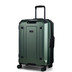 TR-0288-GRN-M - Rock Alpine 4 Wheel Exp 65cm Medium Suitcase Green