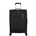 157366-1465 - American Tourister Cloudrider 4 Wheel Exp 67cm Medium Suitcase Jet Black