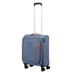 157365-E612 - American Tourister Cloudrider 4 Wheel 55cm Exp Cabin Suitcase Stone Blue