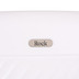 TR-0295-WHO-L - Rock Love Island 4 Wheel 78cm Large Suitcase White with Orange